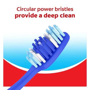 Colgate Extra Clean Toothbrush 6 Pack with Medium Bristles