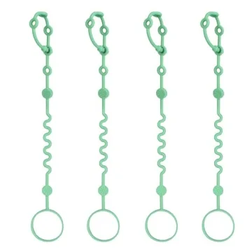 LittleHugs Toy Straps for Baby, Adjustable Toy Holder for Stroller Accessories, Silicone Baby Tether...