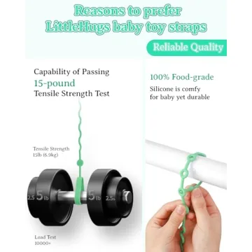 Adjustable Toy Straps for Baby Stroller Accessories