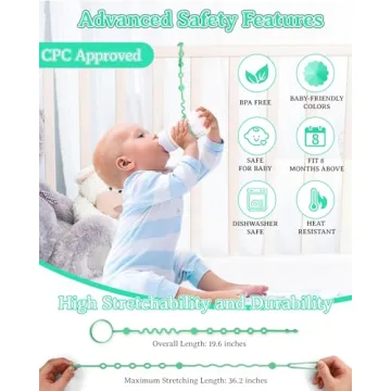 Adjustable Toy Straps for Baby Stroller Accessories