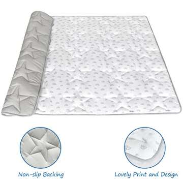 Baby Play mat, 71x59inch Baby Playpen Mat, Non-Slip Foam Play Mat, Baby Crawling Mat, Large Floor mat for Babies, Toddlers