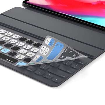 LumaFusion Keyboard Cover for iPad Pro 12" Smart Keyboard | USA Version | Does not Fit Magic Keyboard