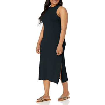 Drop Women's Gabriela Halter Maxi Dress in Black, S