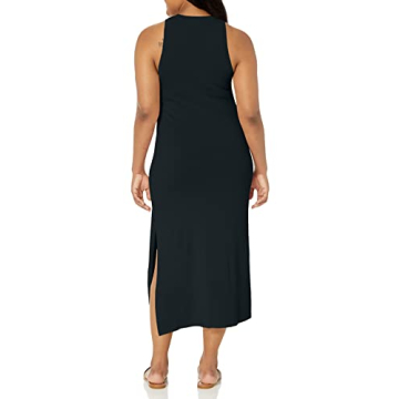Drop Women's Gabriela Halter Maxi Dress in Black, S