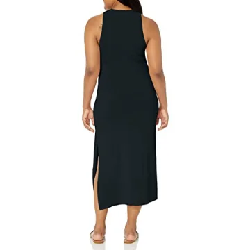 Drop Women's Gabriela Halter Maxi Dress in Black, S