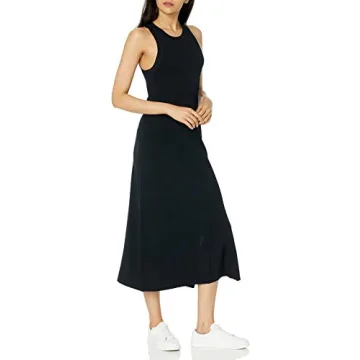 Drop Women's Gabriela Halter Maxi Dress in Black, S