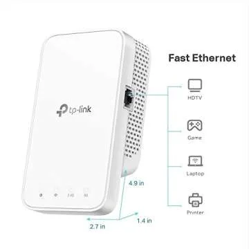 TP-Link AC750 WiFi Extender (RE230), Covers Up to 1200 Sq.ft and 20 Devices, Dual Band Range Extender, Booster Extend of Internet Connection, OneMesh Compatible