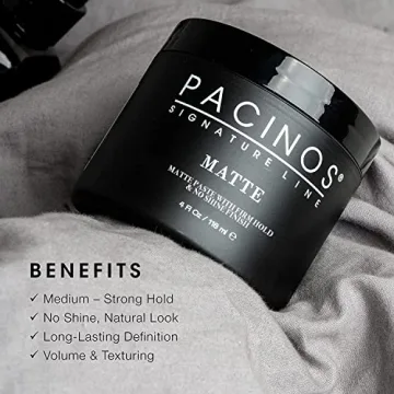 Pacinos Matte Hair Paste Firm Hold No Shine Finish