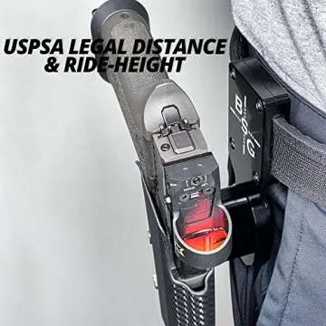 Black Scorpion: Holster USPSA Pro Heavy Duty - Carbon Fiber (Black Belt Attachment, 2011 Full)