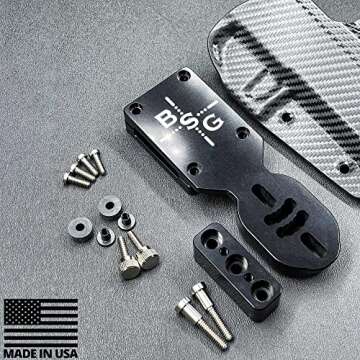 Black Scorpion: Holster USPSA Pro Heavy Duty - Carbon Fiber (Black Belt Attachment, 2011 Full)