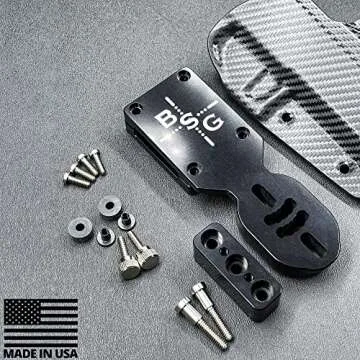 Black Scorpion: Holster USPSA Pro Heavy Duty - Carbon Fiber (Black Belt Attachment, 2011 Full)