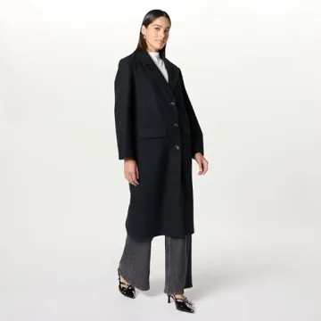 Liam Loose Overcoat Black M - Stylish Comfort by The Drop