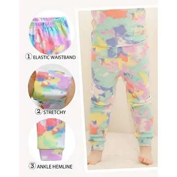 Cool Tie-Dye Cotton Pajamas for Kids Sleep Set