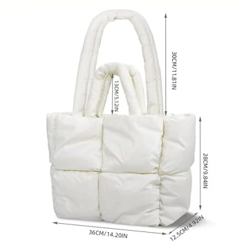 oexe Puffy Luxury Tote - Chic Tote Bag for Women