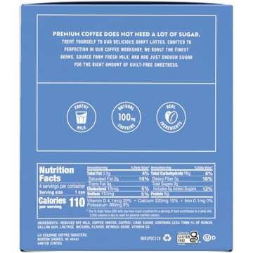 Refreshing La Colombe Double 9 Ounce Latte Pack - 4 Cans of Joyful Coffee!