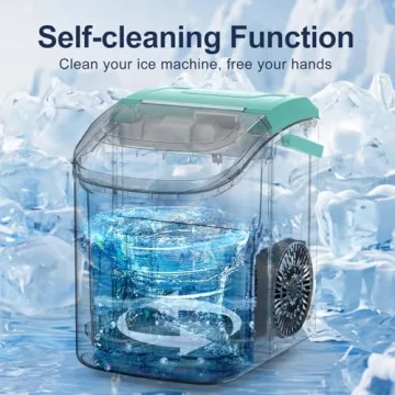 ZAFRO Portable Ice Maker - Fast Nugget Ice Machine