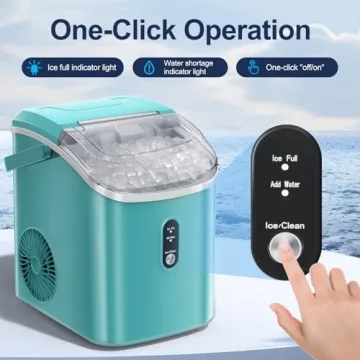 ZAFRO Portable Ice Maker - Fast Nugget Ice Machine