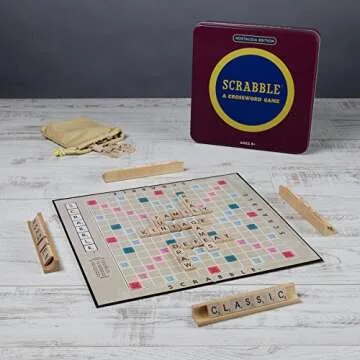 WS Game Company Scrabble Nostalgia Edition Board Game in Collectible Tin