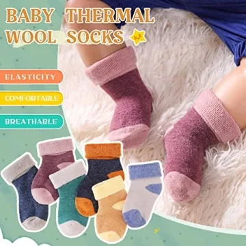 Eocom Kids Winter Socks - Warm, Cozy & Non-Toxic