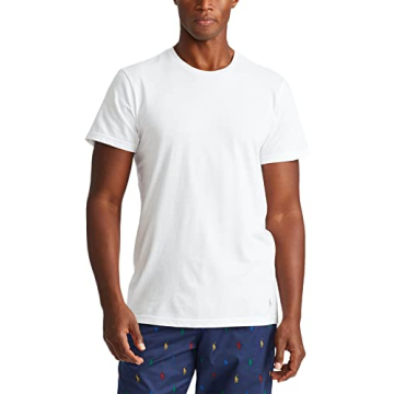 POLO Ralph Lauren Men's Classic Fit Cotton Crew Undershirt 3-Pack