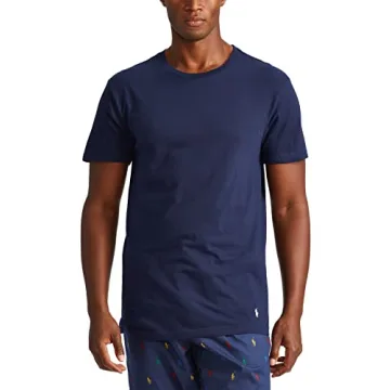 POLO Ralph Lauren Men's Classic Fit Cotton Crew Undershirt 3-Pack