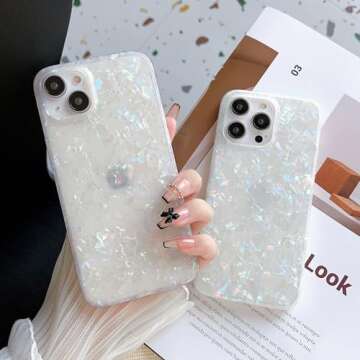 Stylish Jmltech iPhone 15 Pro Max Glitter Case for Women