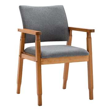 Thksbought Mid Century Modern Walnut Dining Chairs