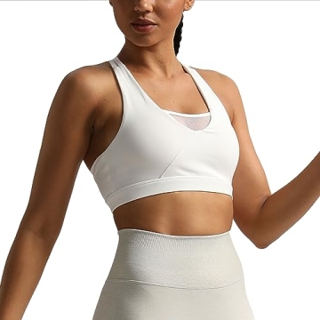 Aoxjox Women's High Impact Workout Sports Bra