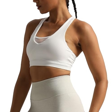 Aoxjox Women's High Impact Workout Sports Bra