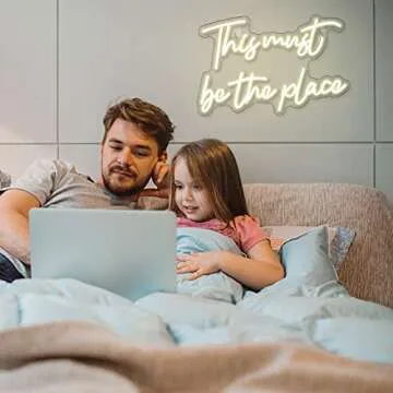 This Must Be The Place Neon Sign for Warm Decor