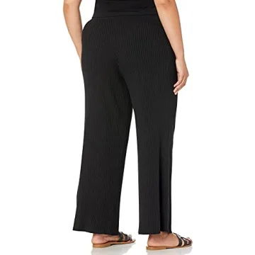 The Drop Women's Catalina Pull-On Sweater Pants - Black XL