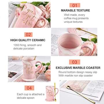 You Got This Mug, Inspirational Motivational Get Well Soon Gifts for Her Women, Going Away Farewell Gifts for Coworkers Women, Encouragement Gifts for Female Friends Employees, Coffee Mugs for Women