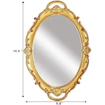 PortPlugs Mirrored Tray for Jewelry and Perfumes