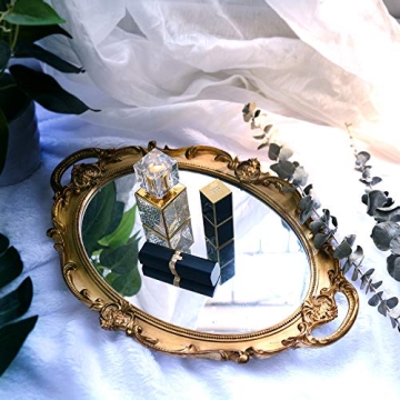 PortPlugs Mirrored Tray for Jewelry and Perfumes