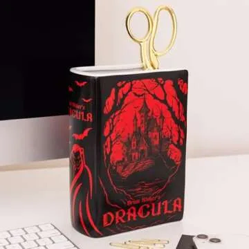 Steel Mill & Co Book-Shaped Decorative Vase - Unique Literature Decor