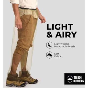 Mosquito Pants - Lightweight Bug Protection for Outdoors