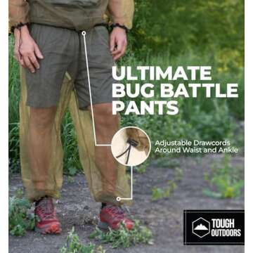 Mosquito Pants - Lightweight Bug Protection for Outdoors
