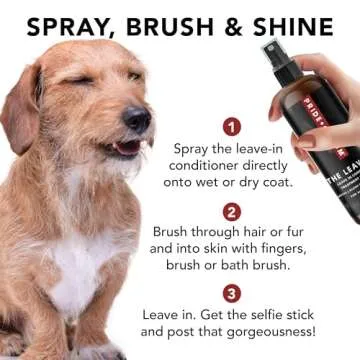 Pride and Groom Leave-in Dog Conditioner & Detangler Spray
