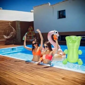 Huge Inflatable Gummy Bears - Vibrant Pool Toys for Parties