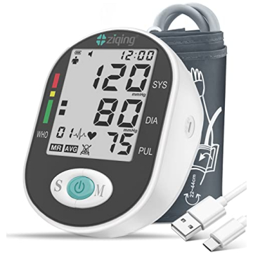 Large Cuff Blood Pressure Monitor Voice Memory Accurate