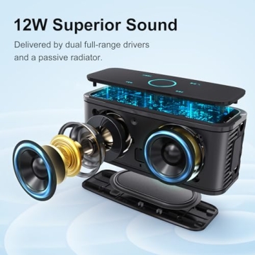 DOSS SoundBox Touch Portable Bluetooth Speaker