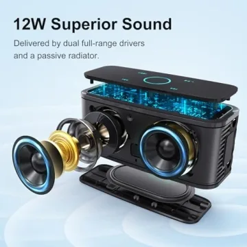 DOSS SoundBox Touch Portable Bluetooth Speaker