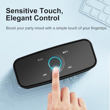 DOSS SoundBox Touch Portable Bluetooth Speaker