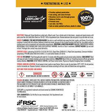 Liquid Wrench Gunk Super Penetrant Spray - 11 oz Can