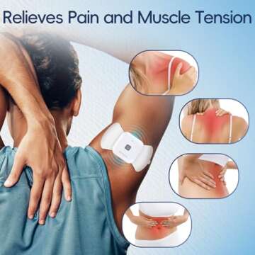 Comfytemp Wireless TENS Unit Muscle Stimulator for Non-Drug Pain Relief Therapy