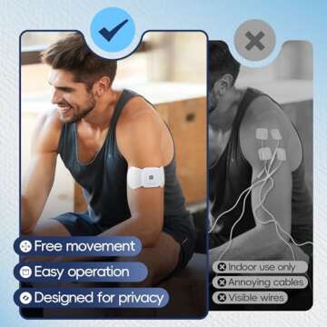 Wireless TENS Unit for Pain Relief Therapy | Comfytemp