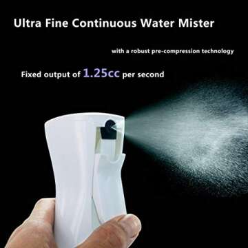 DIKOO Spray Bottle for Plants, Continously Hair Water Spray Bottles Refillable Cosmetic Aerosol Mist...