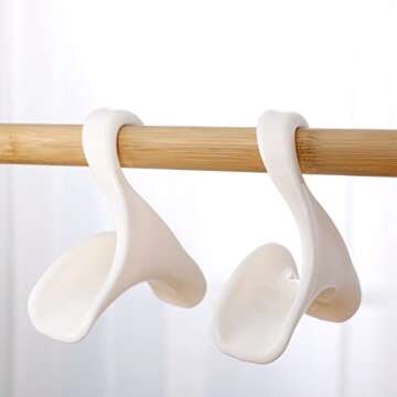 Yalikop Purse Hanger Hooks - Durable Organizer Set of 6