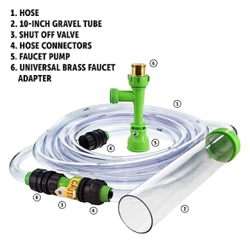 Python No Spill Clean and Fill Aquarium Maintenance System