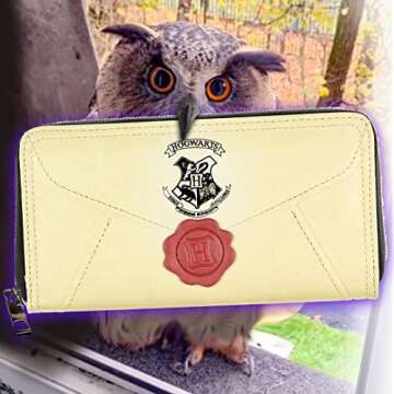 Enchanting Harry Potter Zip Around Wallet for Women